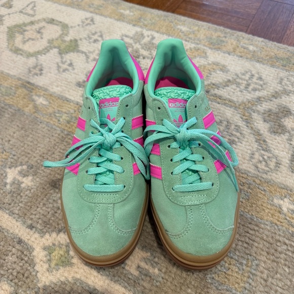 adidas gazelle silver green womens ✓ Adidas Gazelle Bold Pulse Mint Pink (H06125) main image 0